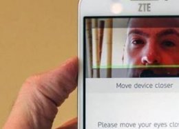 Você pode desbloquear o novo celular da ZTE com os seus olhos.