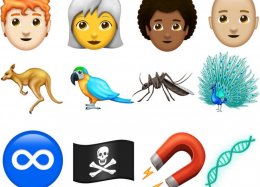 157 novos emojis serão liberados em 2018; lista inclui careca, cabelo crespo e mosquito.