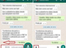 WhatsApp: saiba como cancelar uma mensagem de voz.