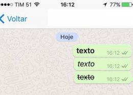 Nova versão do WhatsApp permite enviar textos em negrito e itálico.