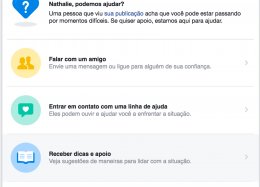 Facebook lança ferramenta de prevenção do suicídio junto a CVV