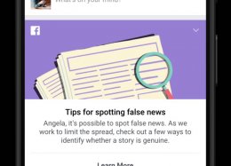 Facebook lança sistema para detectar notícias falsas.