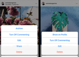 Instagram cria função para arquivar posts.
