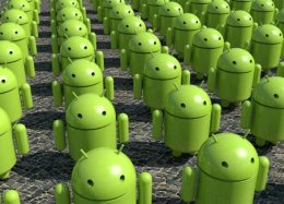 Android domina mais de 80% do mercado internacional de smartphones.