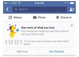 Usuários do Facebook poderão escolher o que aparecerá no feed de notícias.
