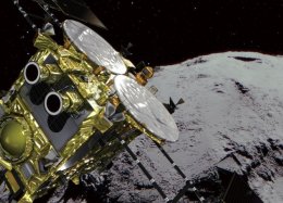 Missão espacial japonesa explode parte de asteroide para coletar amostras.
