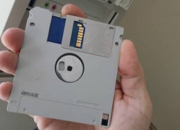 Modificação dá origem ao primeiro disquete de 128 GB da história