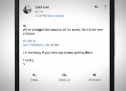 Gmail passa a converter telefones e endereços em links.