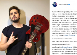 Luan Santana metaleiro para Snickers 