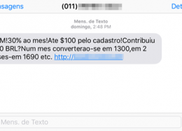 Como denunciar o spam recebido por SMS?
