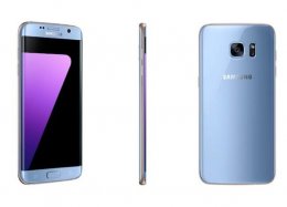 Samsung Galaxy S7 edge chega ao Brasil na cor azul coral.