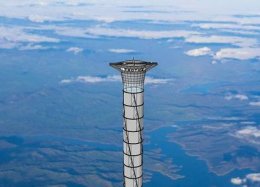 Empresa planeja elevador que abre atalho para o espaço.
