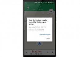 Google Maps avisa se um local vai estar fechado quando você chegar.