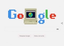 Doodle do Google celebra os 30 anos da Web.