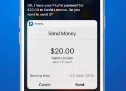 Atualização permite que Siri envie e peça dinheiro usando PayPal