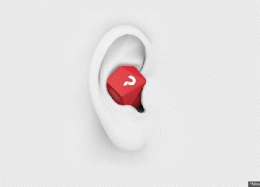 Fone de ouvido bluetooth e a prova d’água promete nunca cair da orelha