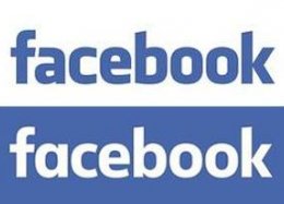 Facebook faz pequena alteração em seu logotipo.
