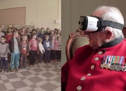 Realidade virtual 'leva' veterano da 2ª Guerra de volta a cidade que libertou dos nazistas.