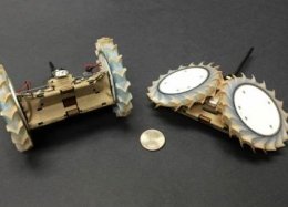 Nasa cria robô dobrável para explorar cavernas extraterrestres.