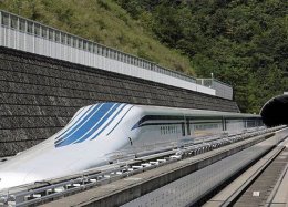 Trem de levitação magnética bate novo recorde de velocidade.