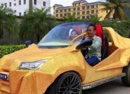 Primeiro carro chinês fabricado com uma impressora 3D vai para as ruas.
