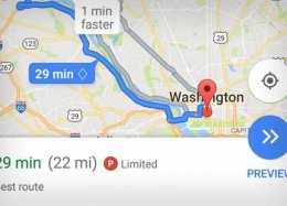 Google Maps vai mostrar quando um endereço tem vaga para estacionar por perto.
