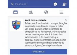 Facebook pede que usuários não acreditem no boato do 'copie e cole no mural'